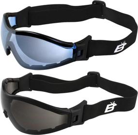 img 4 attached to Birdz Eyewear Motorcycle Skydiving Anti Fog Motorcycle & Powersports ~ Protective Gear