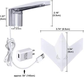 img 3 attached to 🐠 WEAVERBIRD Small Aquarium LED Light: 4W, 9-LED Clip Lamp for 8-14Inch 5mm Thick Fish Tank