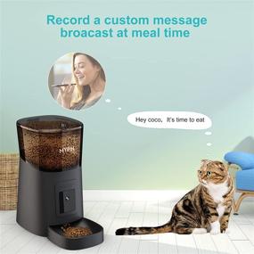 img 2 attached to Smart Pet Feeder with HD Camera, WiFi Food Dispenser for Cats and Dogs, 2-Way Audio, Timed Feeding, Mobile App Control, 6L Capacity, Up to 8 Meals per Day, Desiccant Bag Included