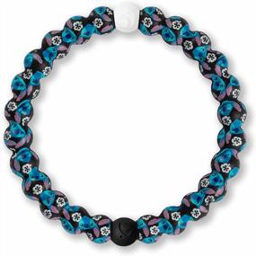 img 4 attached to Lokai Disney Lilo And Stitch Silicone Beaded Bracelets For Women & Men, Fashion Jewelry Slide-On Bracelet For Comfortable Fit