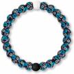 lokai disney lilo and stitch silicone beaded bracelets for women & men, fashion jewelry slide-on bracelet for comfortable fit logo