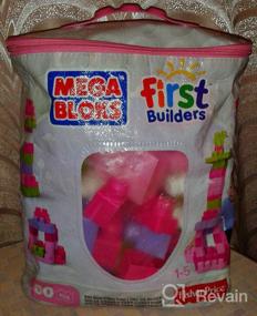 img 5 attached to Mega Bloks First Builders Big Building Bag - 80 Piece Pink Building Toys for Toddlers