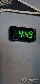 img 6 attached to Digital Clock, Battery Operated Clock, Cordless, Small LED Clock, 1.2'' Tall Sparkling Red LED Number Display, Snooze, Alarm Clock For Heavy Sleepers Adults Kids Students Bedroom Bathroom Kitchen