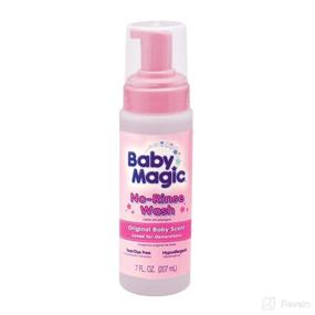 img 3 attached to 👶 Baby Magic No-Rinse Wash: Gentle Cleaning with Original Baby Scent, 7oz
