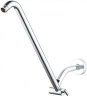 kes shower arm extension arm 14-inch all brass adjustable showerhead extender chrome, psa101s36-ch logo