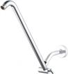 kes shower arm extension arm 14-inch all brass adjustable showerhead extender chrome, psa101s36-ch logo