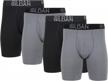 cotton comfort: gildan multipack boxer briefs for men with stretch fit logo