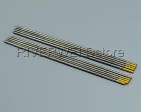 img 2 attached to Premium Quality 1.5% Lanthanated Gold TIG Welding Tungsten Electrode 2.4X150Mm (10 Pack)
