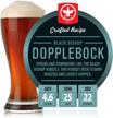craft your own wicked-good beer with brewdemon's black bishop dopplebock recipe kit: makes 2 gallons of 4.6% abv craft brewed beer logo