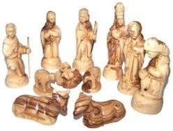 img 1 attached to Olive Wood Deluxe Nativity Pieces