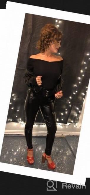 img 1 attached to Show Off Your Curves With Shawhuwa'S Peep Hole Bodycon Bodysuit Tops For Women review by Chad Gue