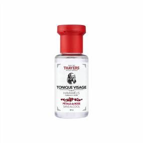 img 3 attached to THAYERS AlcoholFree Witch Hazel Facial Toner With Aloe Vera Formula , Clear, Rose Petal, 3 Fl Oz