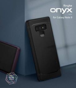 img 3 attached to Samsung Galaxy Note 9 Case - Ringke Onyx: Flexible, Slim, Anti-Slip, Shock Absorbent Cover In Black