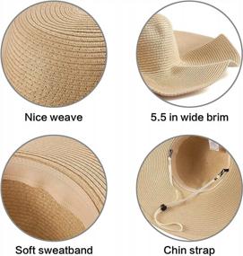 img 1 attached to Protect Yourself In Style With Packable, UPF50+ Women'S Sun Hats - Set Of 3!