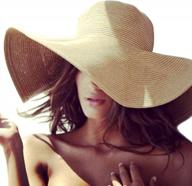 protect yourself in style with packable, upf50+ women's sun hats - set of 3! logo