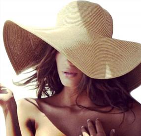 img 4 attached to Protect Yourself In Style With Packable, UPF50+ Women'S Sun Hats - Set Of 3!