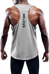 img 1 attached to 🏃 Optimal Active Performance: Neleus Sleeveless Men's Workout Athletic Running Clothing
