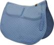 ecp all purpose correction saddle pad with memory foam pockets: comfort for your horse logo