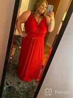 img 1 attached to Long Sleeveless Flowy Maxi Dress For Bridesmaids, Cocktail Parties, And Evening Events review by Cory Miles