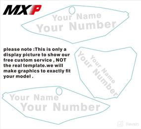 img 3 attached to Customized Motorcross Graphics Motorcycle Stickers