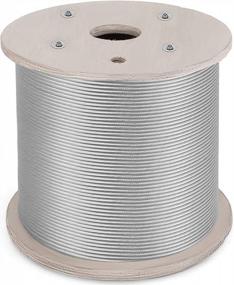 img 4 attached to 150 Feet 1/4 Inch Stainless Steel Wire Rope Cable For DIY Balustrade, Railing, And Decking - Mophorn 304 Grade 7 X 19 Cable Railing With Superior Strength