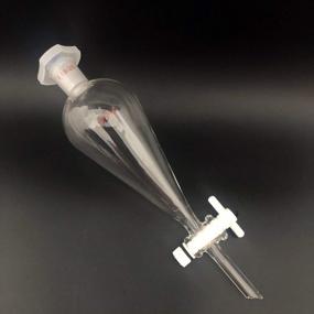 img 1 attached to LabZhang 125Ml Heavy Wall Glass Separatory Funnel With PTFE Stopcock And Conical Design
