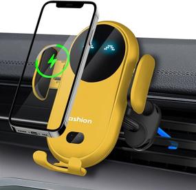 img 4 attached to 🚗 Efficient Auto-Clamping Wireless Car Charger: BENBOAR Cute Cell Phone Mount with 10W Fast Charging for iPhone, Samsung, and More!