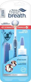 img 4 attached to Fresh Breath Certified Wellness Collection Vet Strength Набор для ухода за полостью рта для мелких и средних собак - Удаляет зубной налет и зубной камень - Освежает неприятный запах изо рта собаки - Набор для чистки зубов