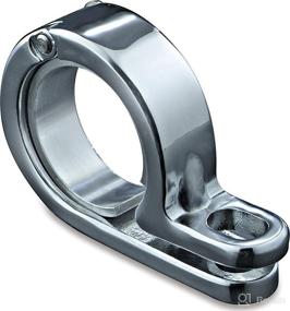 img 4 attached to 🏍️ Kuryakyn 4017 Motorcycle Lighting Hardware Component: P-Clamp with 5/16" Mounting Hole, Universal Fit for 1-1/2" or 1-5/8" Diameter Engine Guards/Tubing, Chrome, Individual Pack