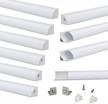 transform your room with muzata 10pack 6.6ft/2m v-shape led channel system and light up your space in style logo
