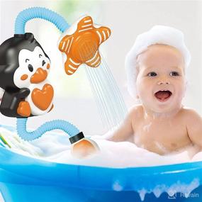img 4 attached to Toddlers Electric Bathtub Automatic Sprayer