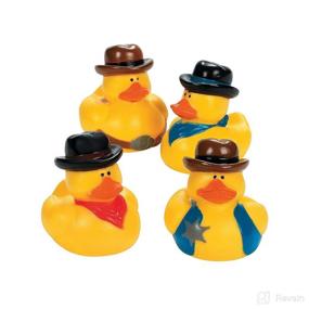 img 1 attached to 🤠 Cowboy Rubber Duckies: Authentic Set of 12 for Your Western Party!