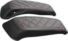 img 4 attached to XFMT Motorcycle Saddlebag Lid Covers For Harley Davidson FL Touring &#39 Motorcycle & Powersports