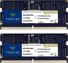 img 2 attached to Enhance Your Laptop'S Performance With Timetec'S 64GB KIT (2X32GB) DDR5 4800MHz RAM Modules - Unbuffered Non-ECC 1.1V CL40 2Rx8 Dual Rank 262 Pin SODIMM Upgrade