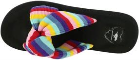 img 3 attached to 👡 Chic and Comfy: Rocket Dog Women's Slade Veeno Fabric Flip-Flop for Fashionable Feet!