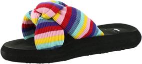 img 4 attached to 👡 Chic and Comfy: Rocket Dog Women's Slade Veeno Fabric Flip-Flop for Fashionable Feet!