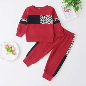 img 3 attached to Stylish Baby Girl Summer Outfits: WESIDOM Sleeveless Printing Vest Sets For Toddlers
