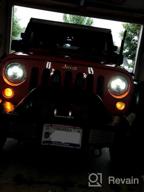 img 1 attached to Front LED Turn Signal Light Compatible With 2007-2017 Jeep Wrangler JK | LITEWAY Fender Side Marker Parking Lights review by Tyler Fountas