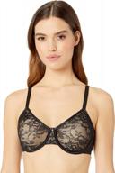 le mystere lace perfection smoother bra, minimizing, back smoothing logo