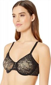 img 2 attached to Le Mystere Lace Perfection Smoother Bra, Minimizing, Back Smoothing