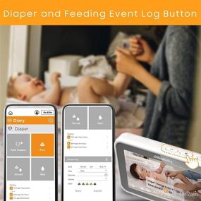 img 1 attached to 👶 ChillaxBaby DM640: WiFi Baby Monitor with Camera & Control Unit, 4.3" Screen, HD Camera, Privacy Protection, WiFi Remote Streaming, 2-Way Audio, Night Vision - Powered by 5GenCare