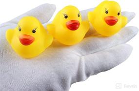 img 2 attached to Meeall Rubber Ducky Bath Toy 🐥 Set: 60 Yellow Ducks for Fun-Filled Kids' Baths!