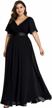 stunning plus-size double v-neck maxi dress for formal events - ever-pretty 09890 logo