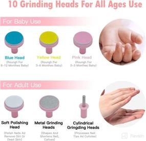 img 2 attached to Trimmer Electric Grinding Grooming Fingernails