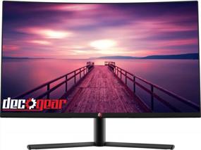 img 4 attached to VIEW32AP: Deco Gear 32" Curved Monitor with 1920X1080 Resolution, 75Hz Refresh Rate, Low Blue Light, FreeSync, and Flicker-Free Technology