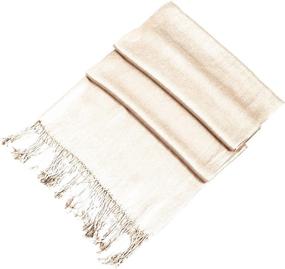 img 2 attached to 🧣 Stylish Women's Accessories: Shop Sakkas Large Silky Pashmina Colors via Scarves & Wraps