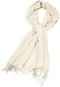 img 3 attached to 🧣 Stylish Women's Accessories: Shop Sakkas Large Silky Pashmina Colors via Scarves & Wraps