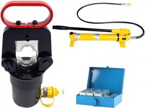 img 4 attached to MXBAOHENG FYQ-500 Hydraulic Hose Crimping Tool With CP-180 Hand Pump, 16Mm - 500Mm² Compression Heads