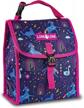 kids' insulated lunchbag - unicorn dreams pattern, perfect for boys & girls! logo