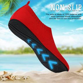 img 1 attached to Stay Comfortable And Agile With ANLUKE Barefoot Water Shoes For Beach Sports And Activities